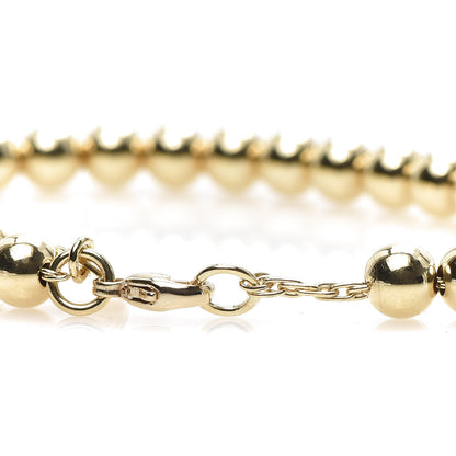 Tiffany 18K Yellow Gold 5.5mm HardWear Ball Bracelet 7 of 8