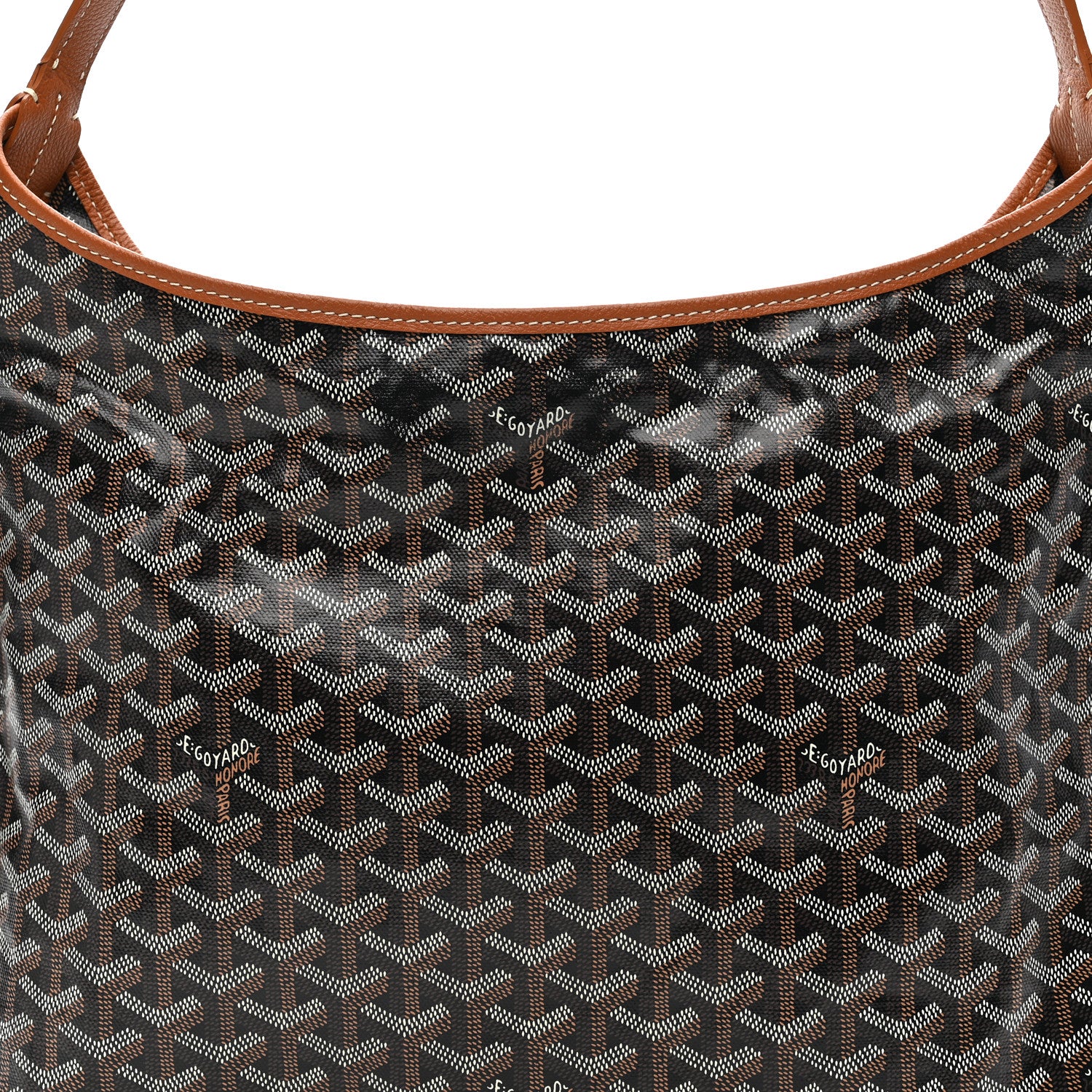 Goyard Goyardine Boheme Hobo Black Gold 9 of 13