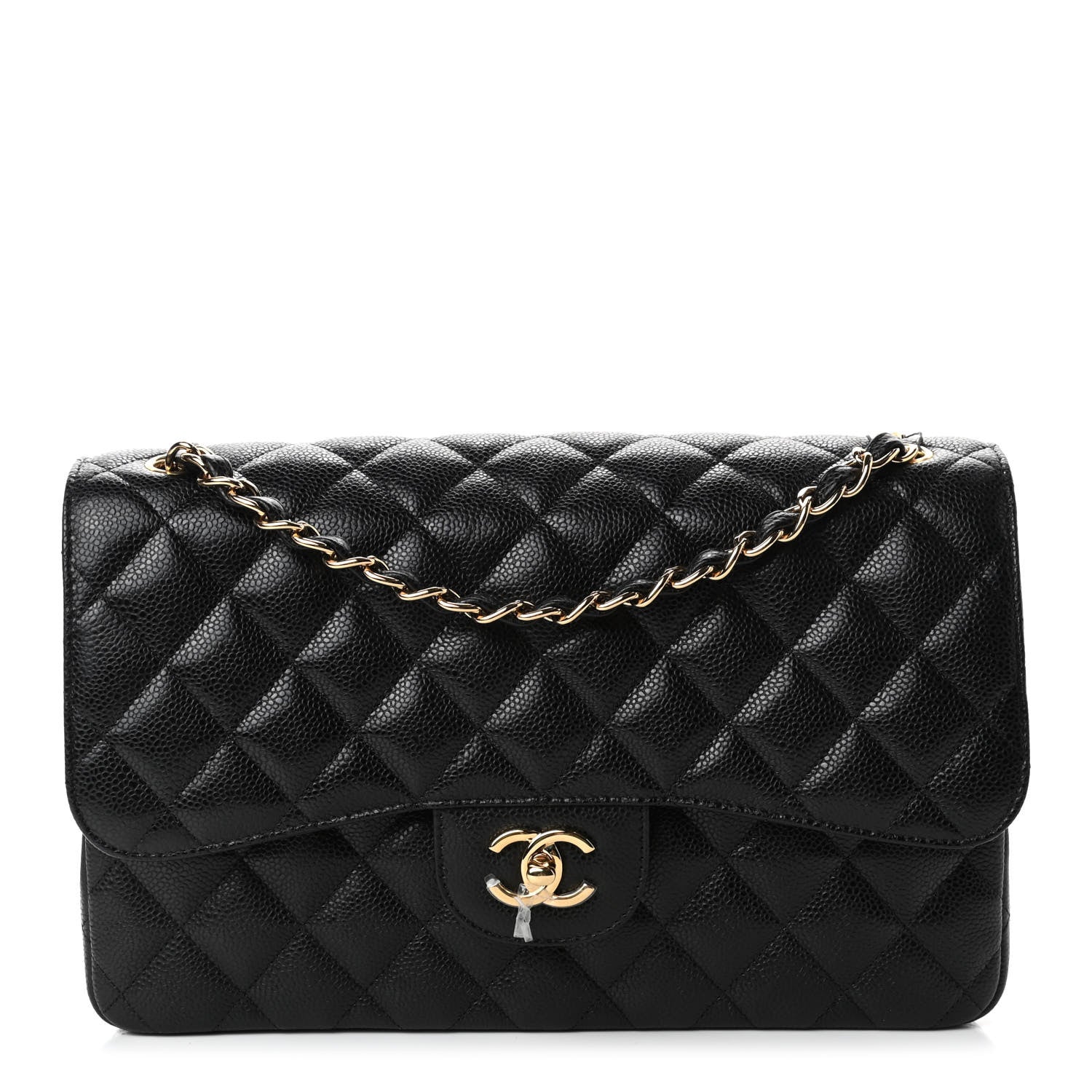Chanel Caviar Quilted Jumbo Double Flap Black 1 of 4