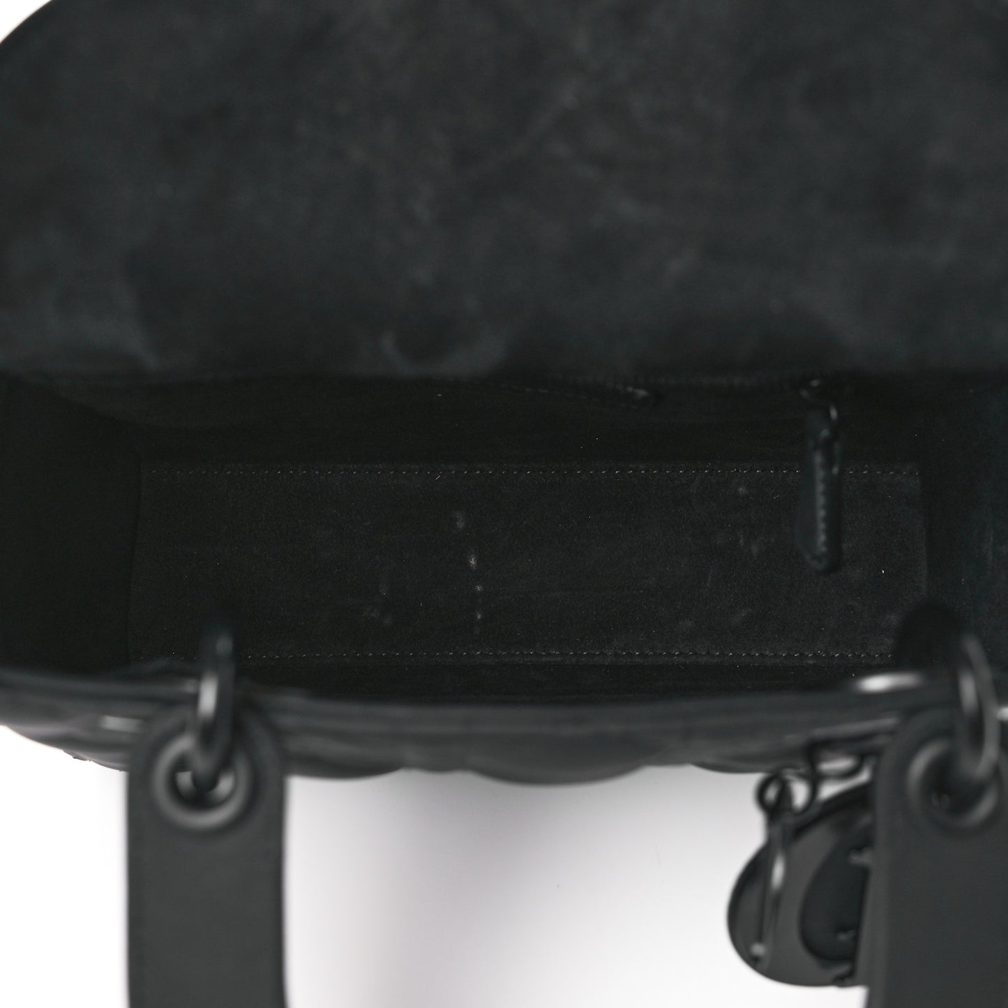 Ultra Matte Calfskin Cannage Small My ABCDior Lady Dior Black