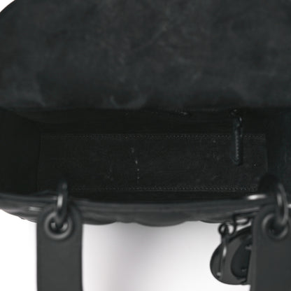 Christian Dior Ultra Matte Calfskin Cannage Small My ABCDior Lady Dior Black 5 of 9