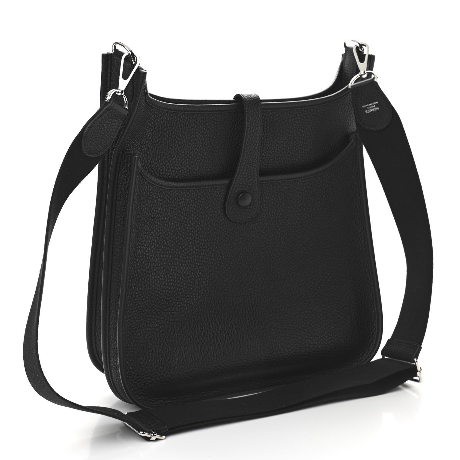 Hermes Taurillon Clemence Evelyne III GM Black 3 of 11