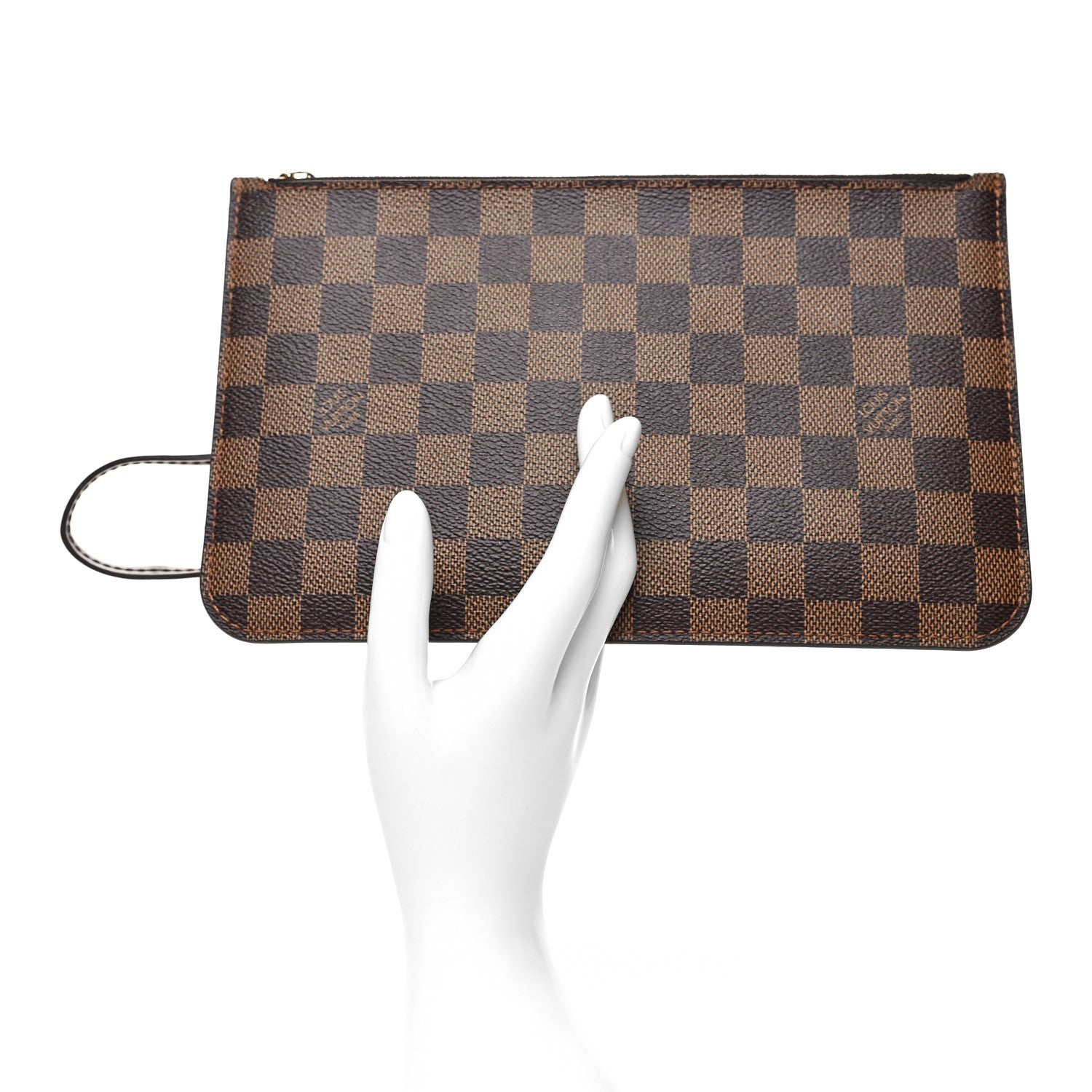 Louis Vuitton Damier Ebene Neverfull MM GM Pochette 2 of 7