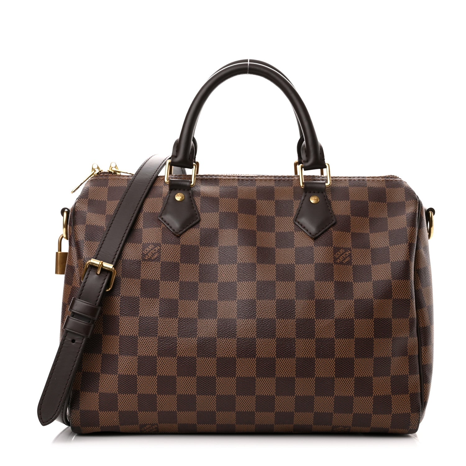 Louis Vuitton Damier Ebene Speedy Bandouliere 30 1 of 10