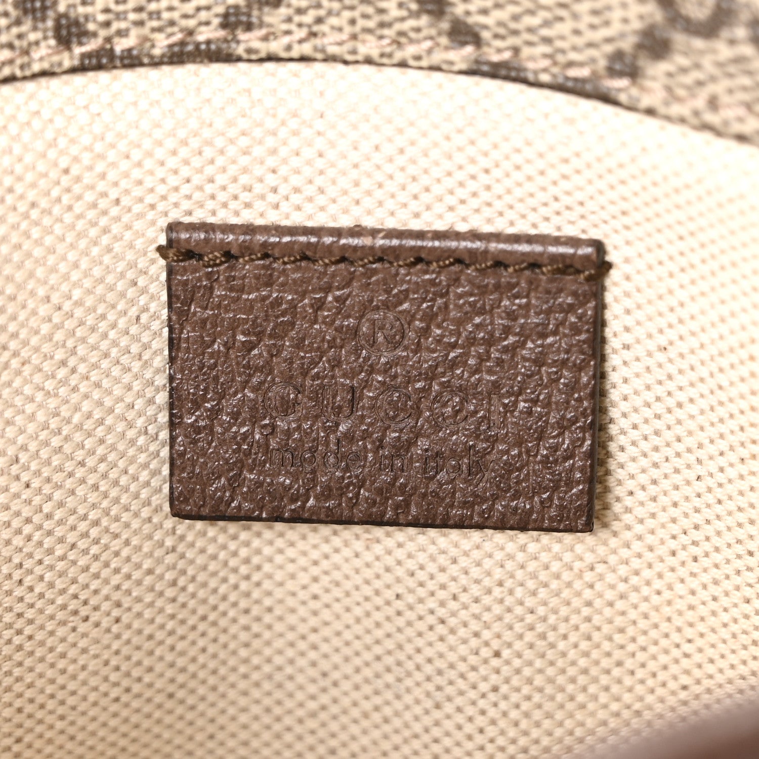 Gucci GG Supreme Monogram Neo Vintage Web Belt Bag Brown 6 of 10