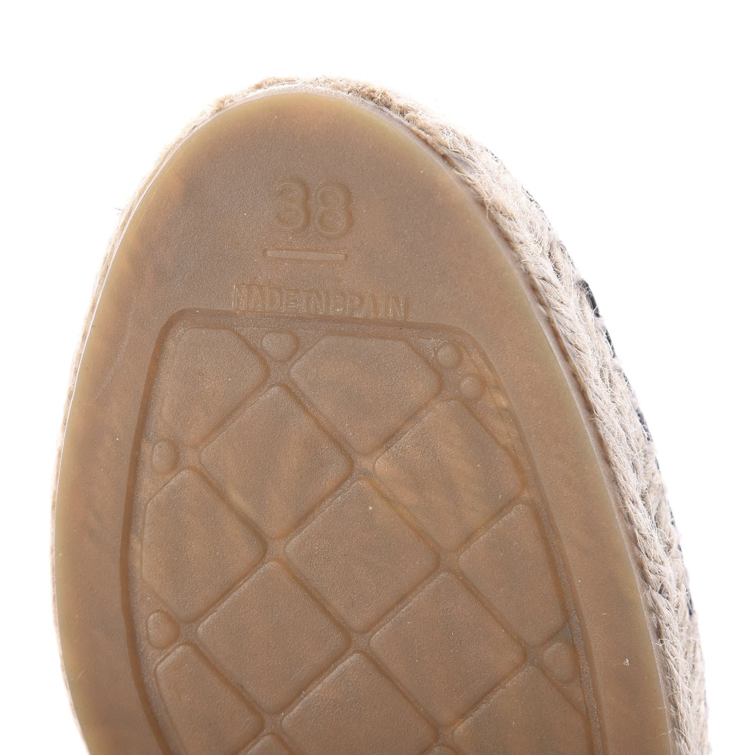 Chanel Lambskin CC Espadrilles 38 Black 6 of 7
