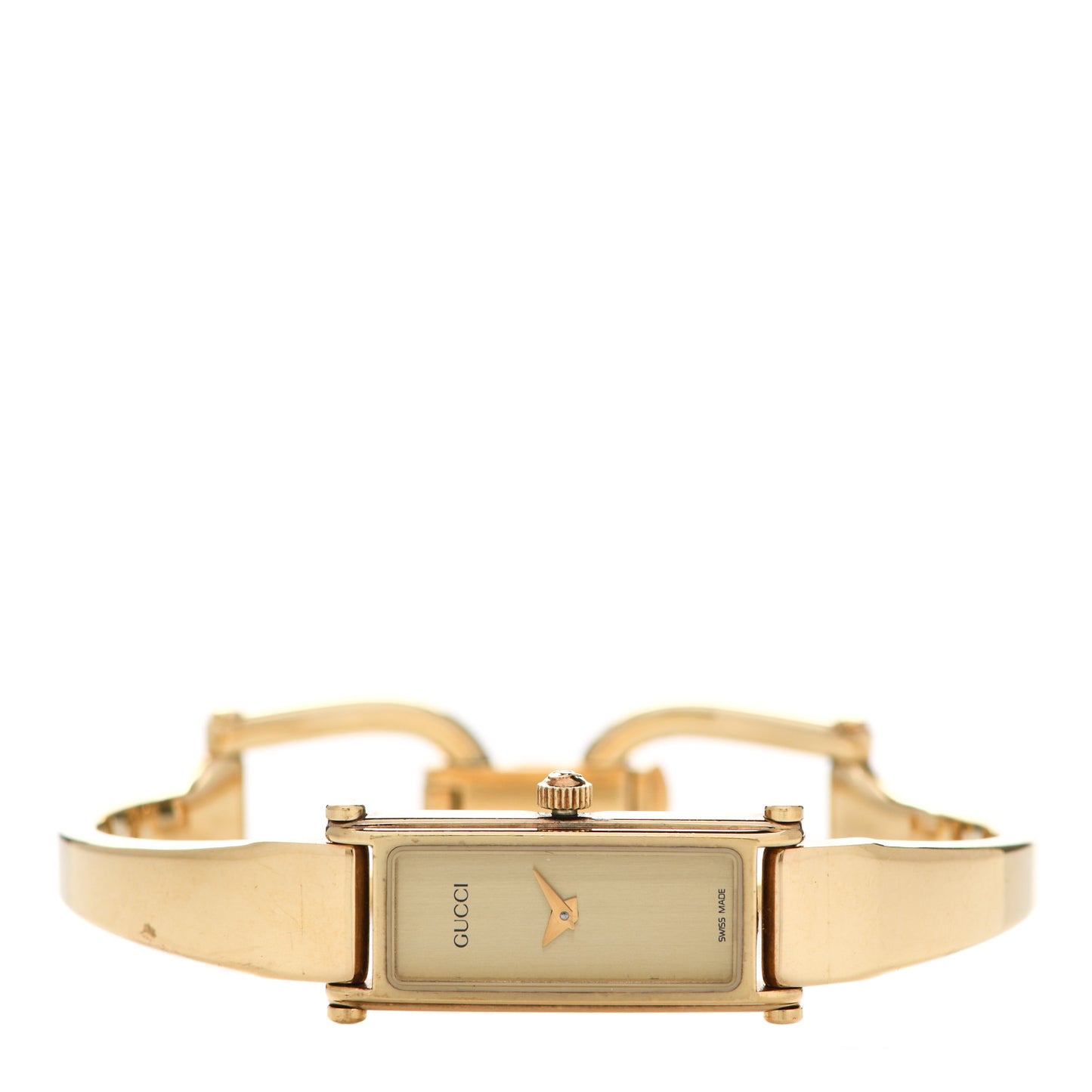 Stainless Steel 12mm 1500L Horsebit Quartz Watch Gold