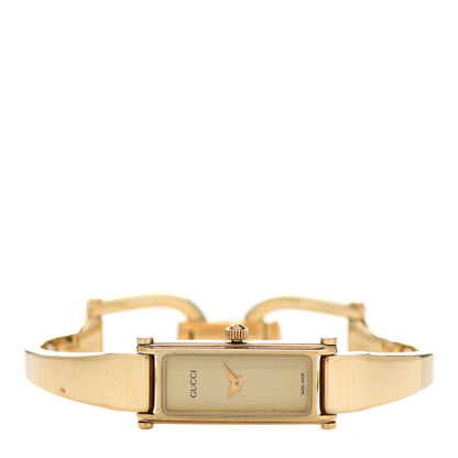 Gucci Stainless Steel 12mm 1500L Horsebit Quartz Watch Gold 2 of 6