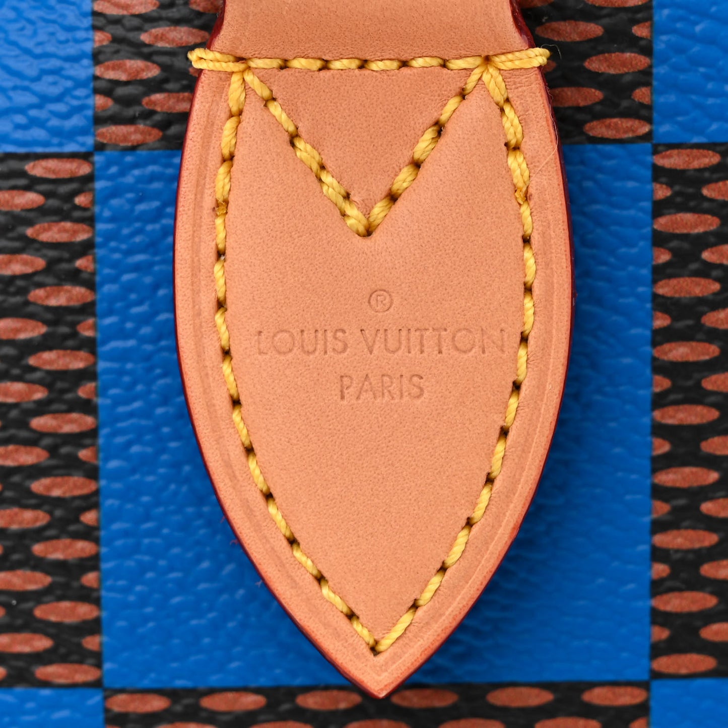 Damier Pop Speedy Bandouliere 25 Blue