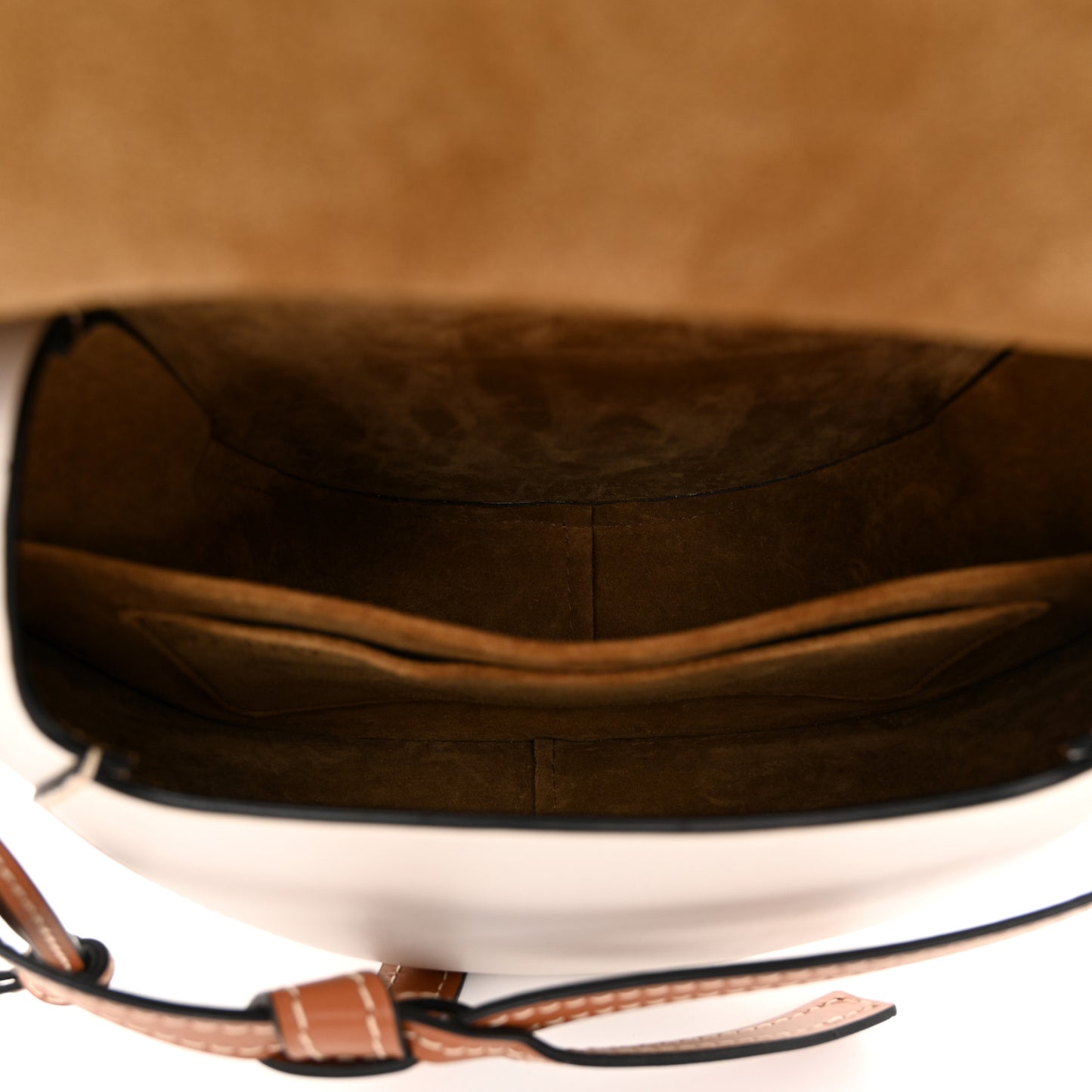 Calfskin Small Gate Crossbody Bag Ghost Light Ghost