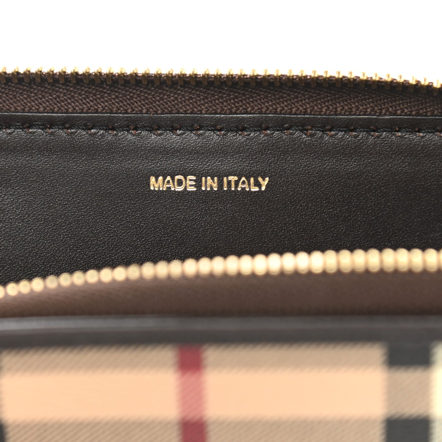 Haymarket Check Zip Around Wallet