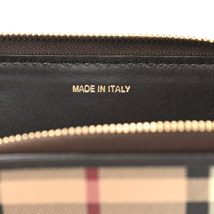 Burberry Haymarket Check Zip Around Wallet 7 of 8
