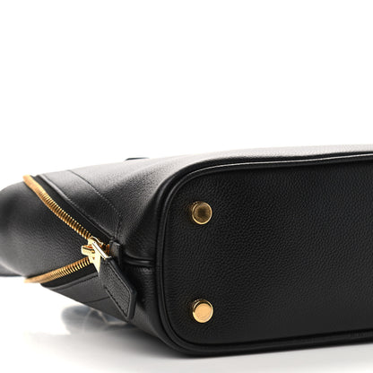 Tom Ford Pebbled Calfskin Medium Jennifer Zip Tote Black 7 of 8