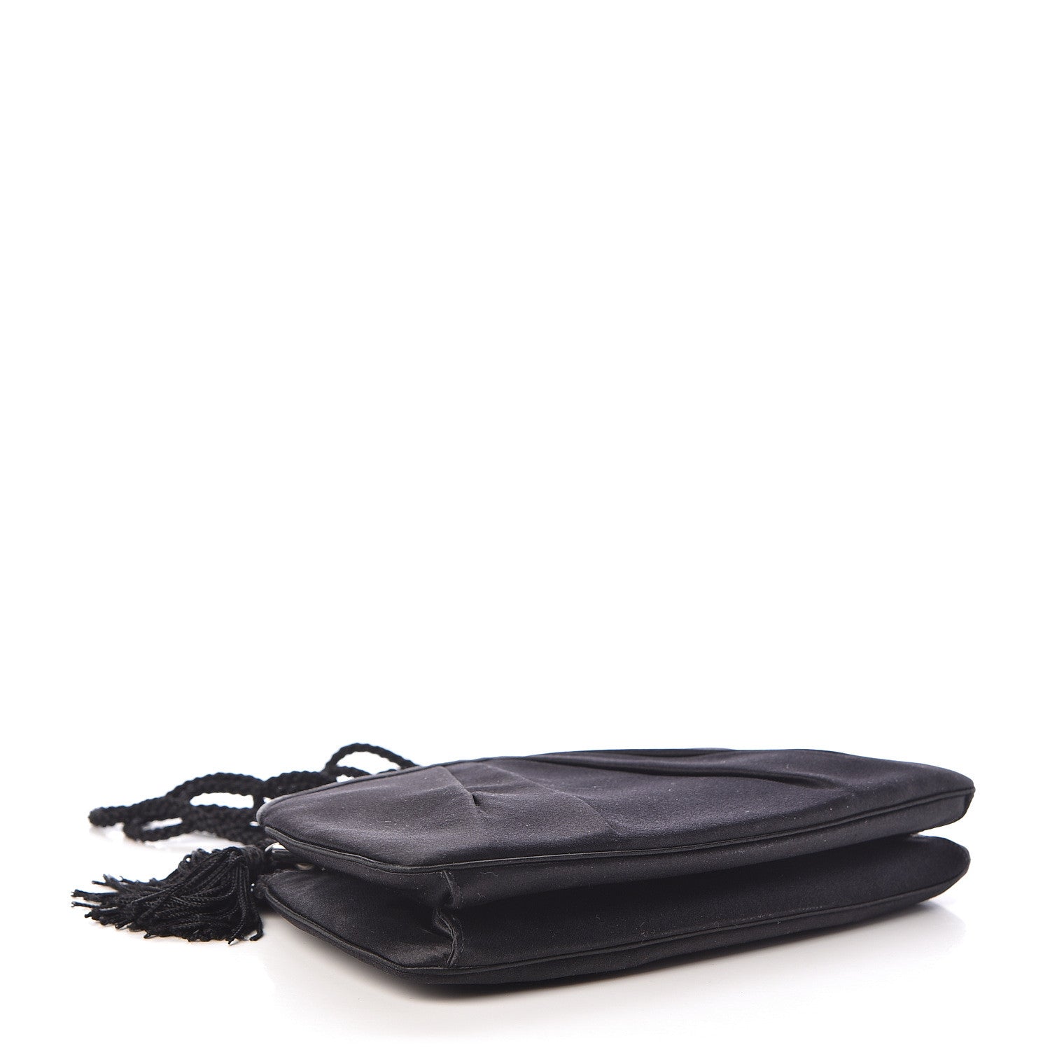 Judith Leiber Satin Crystal Evening Bag Black 4 of 10