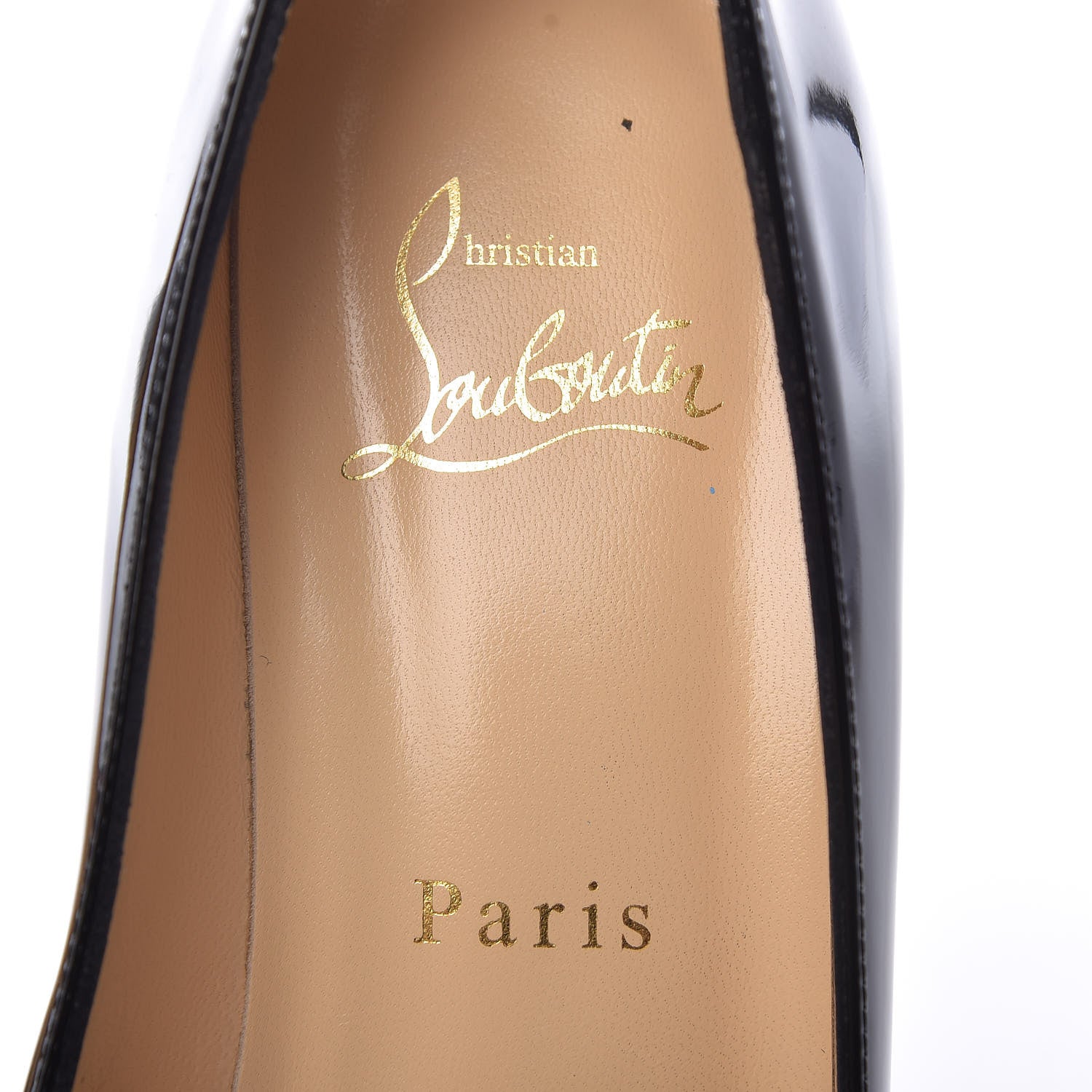 Christian Louboutin Patent Simple 85 Pumps 35 Black 9 of 14