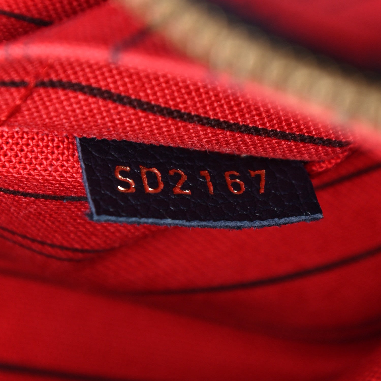 Louis Vuitton Empreinte Montaigne MM Marine Rouge 8 of 10