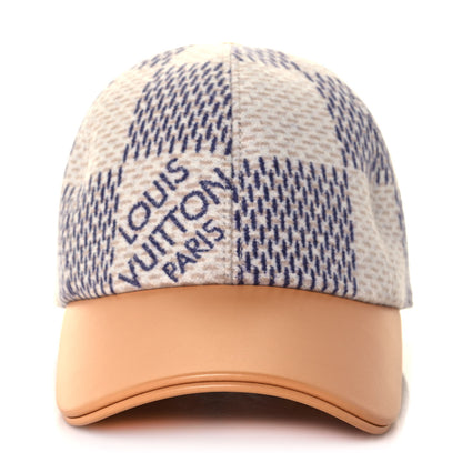Louis Vuitton Wool Damier Azur Cap M 2 of 8