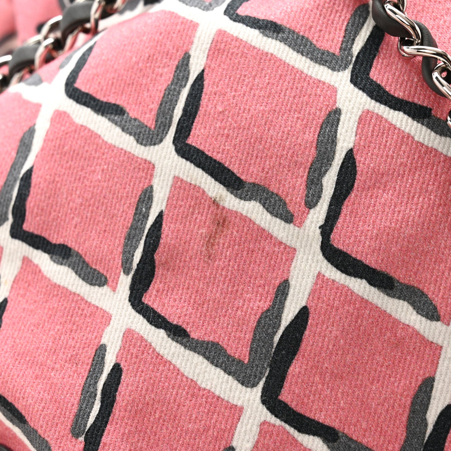 Canvas Coco Beach Backpack Pink Grey
