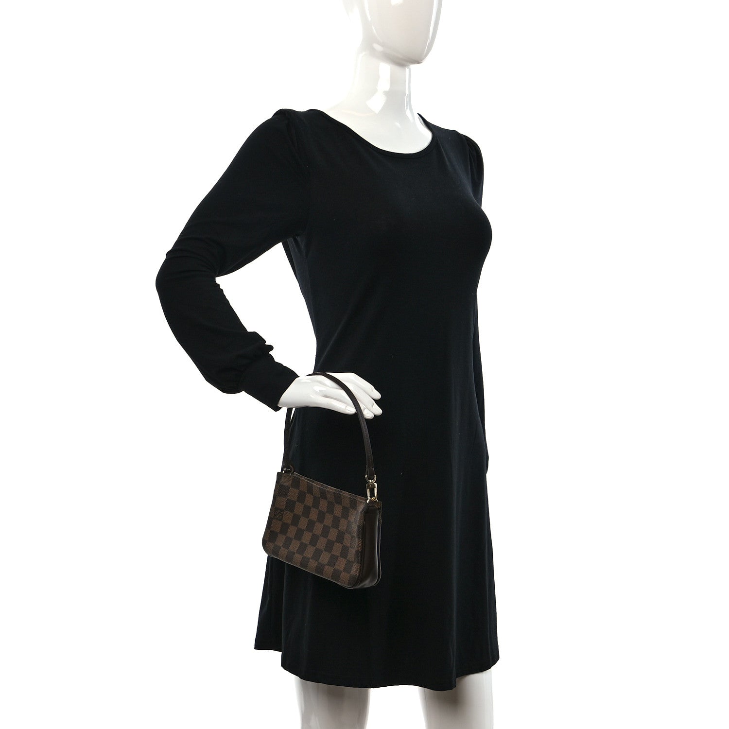 Louis Vuitton Damier Ebene Navona Pochette Accessories 3 of 8