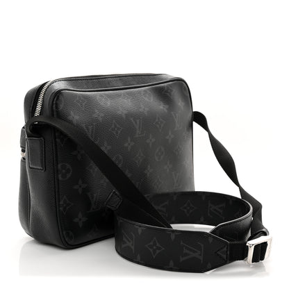 Louis Vuitton Taiga Monogram Eclipse Outdoor Messenger Black 3 of 10