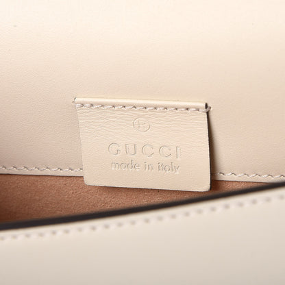 Gucci Calfskin Super Mini Sylvie Chain Shoulder Bag White 6 of 8
