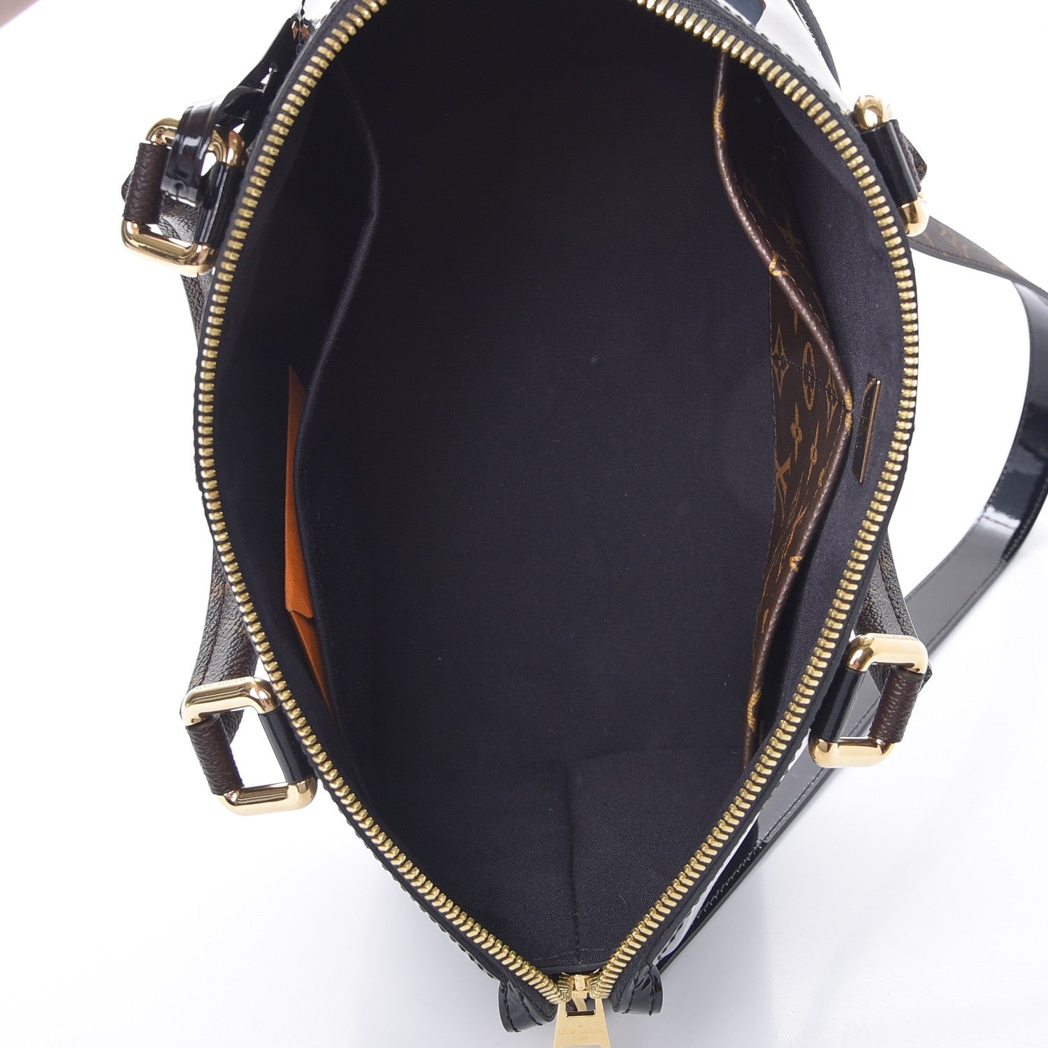 Louis Vuitton Patent Calfskin Miroir Tote Black 5 of 9