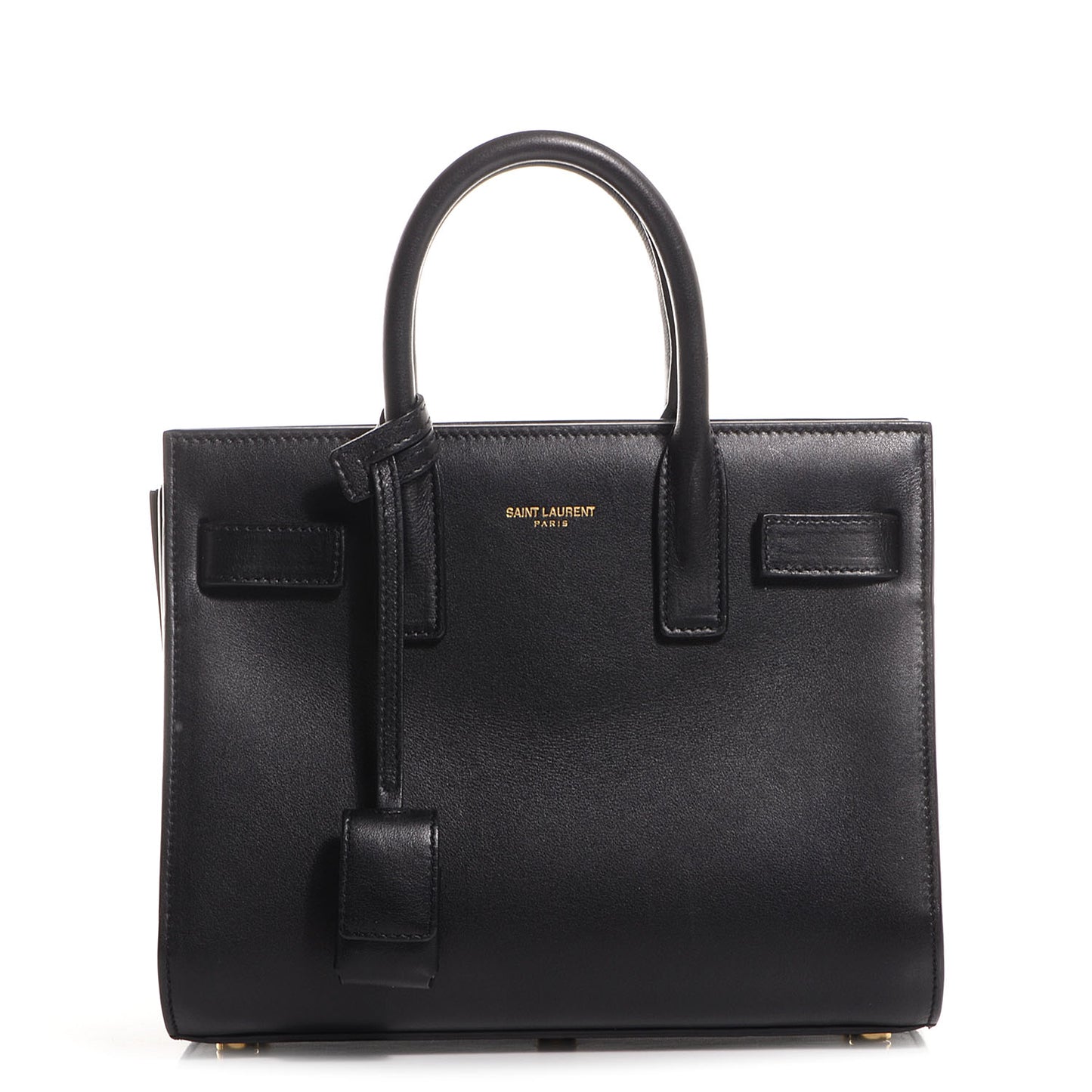 Calfskin Nano Sac De Jour Black