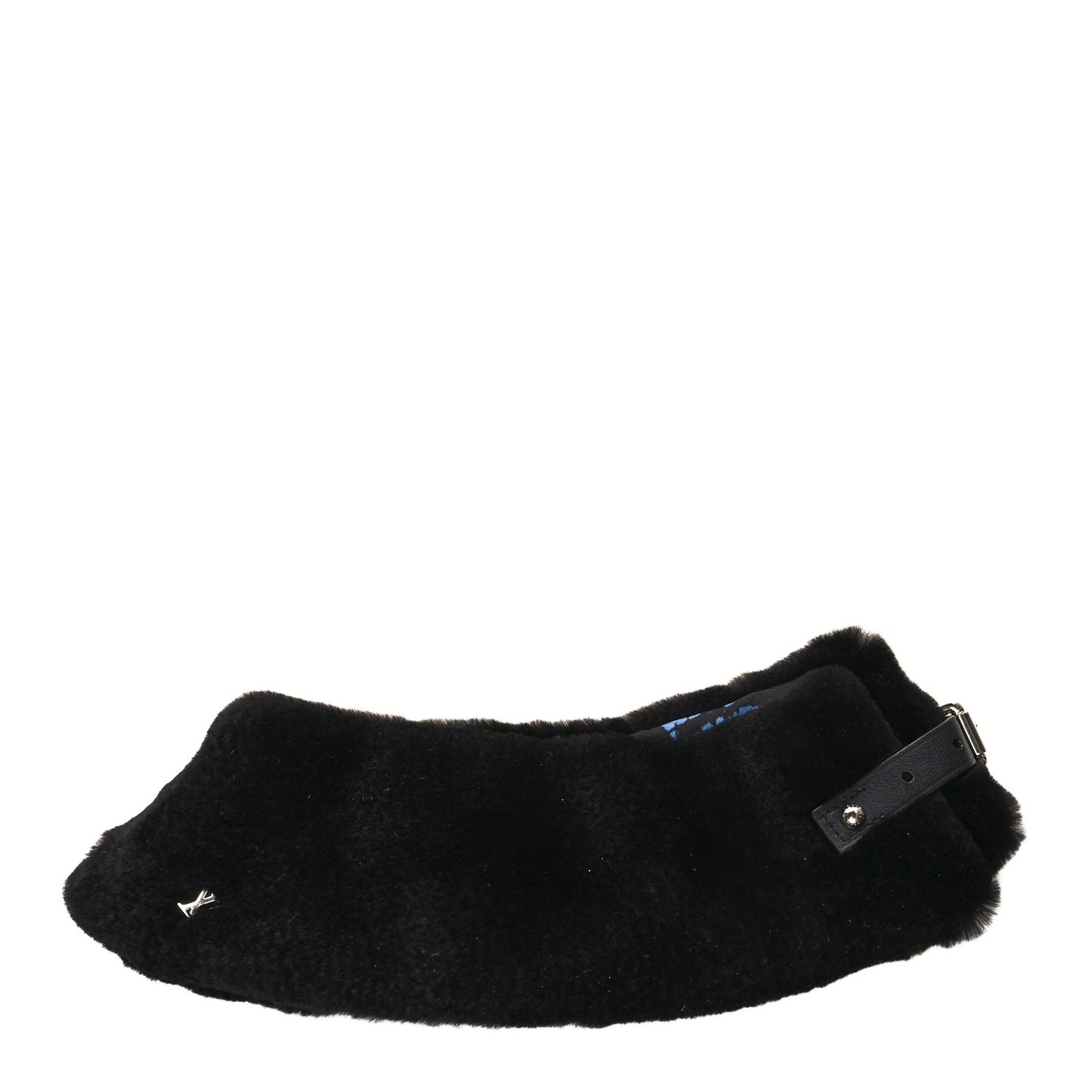 Mink Fur Neck Scarf Black