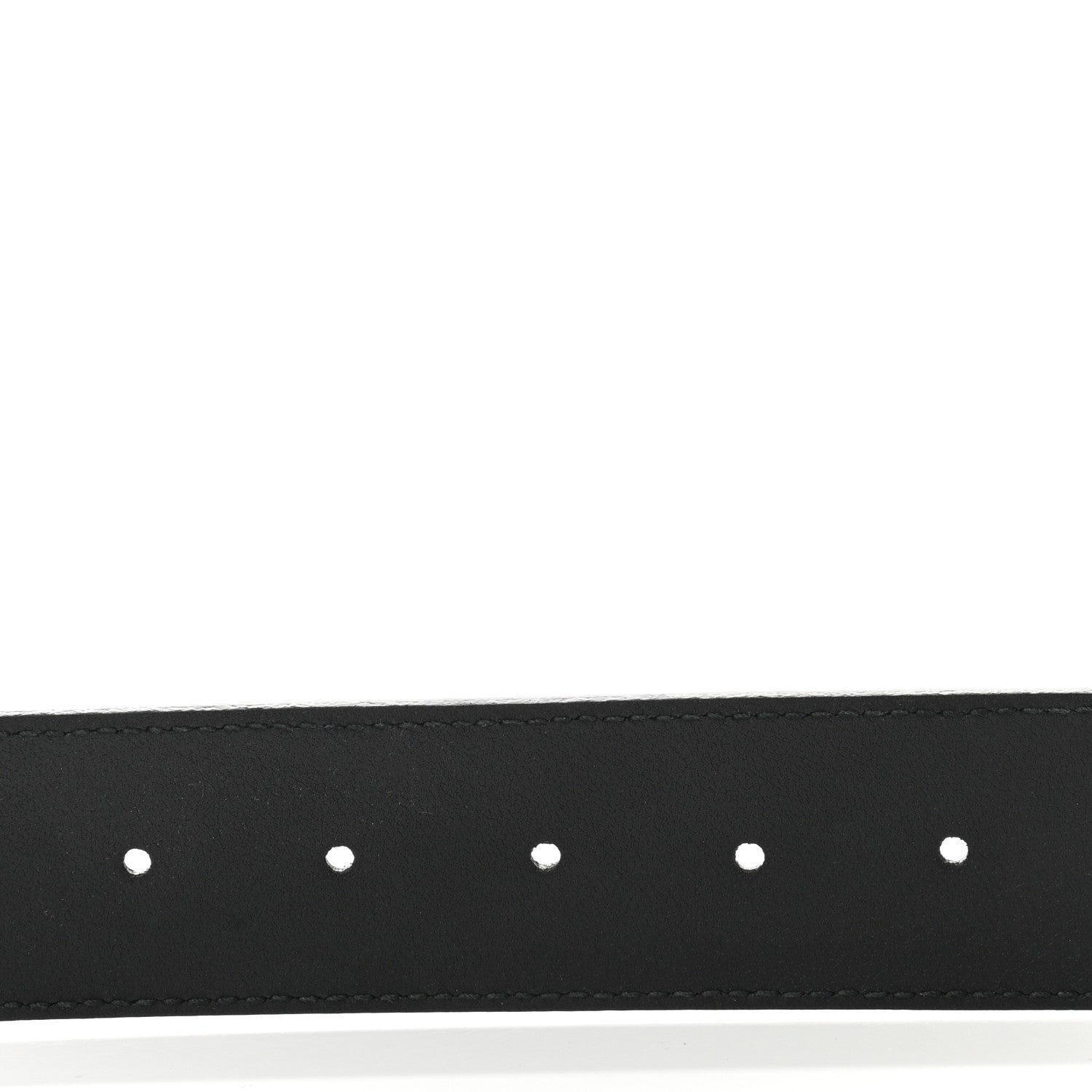 Gucci Textured Dollar Calfskin Double G 40mm Belt 85 34 Black 4 of 6