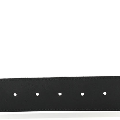 Gucci Textured Dollar Calfskin Double G 40mm Belt 85 34 Black 4 of 6