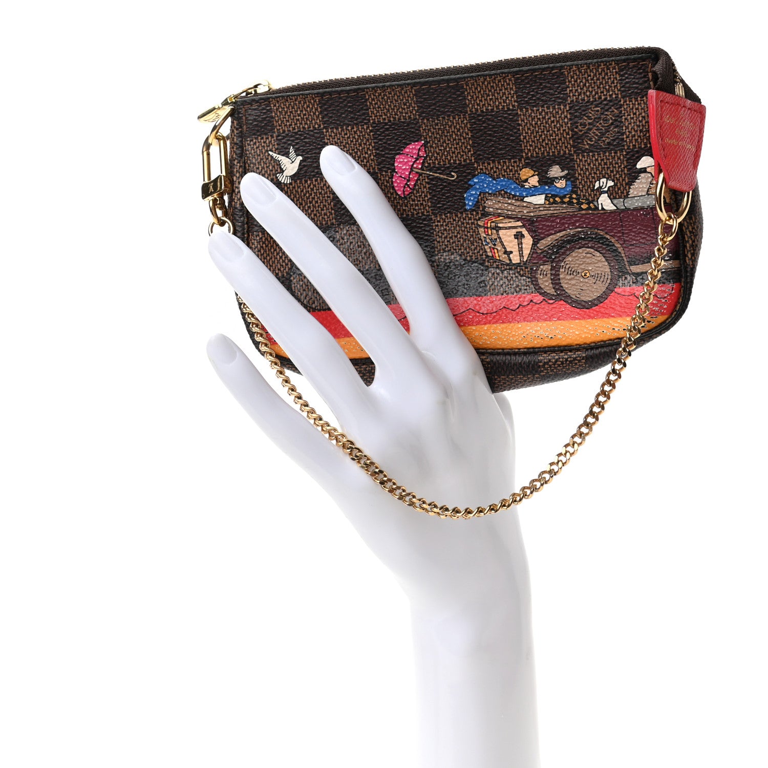 Louis Vuitton Monogram 2015 Christmas Animation Mini Pochette Accessories 2 of 7