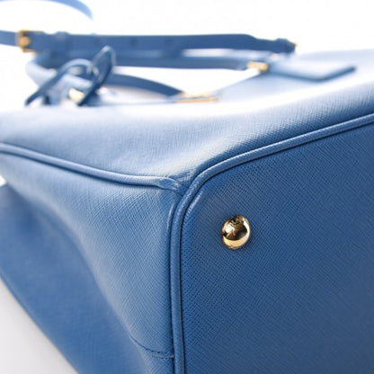 Prada Saffiano Lux Small Tote Cobalto 10 of 13