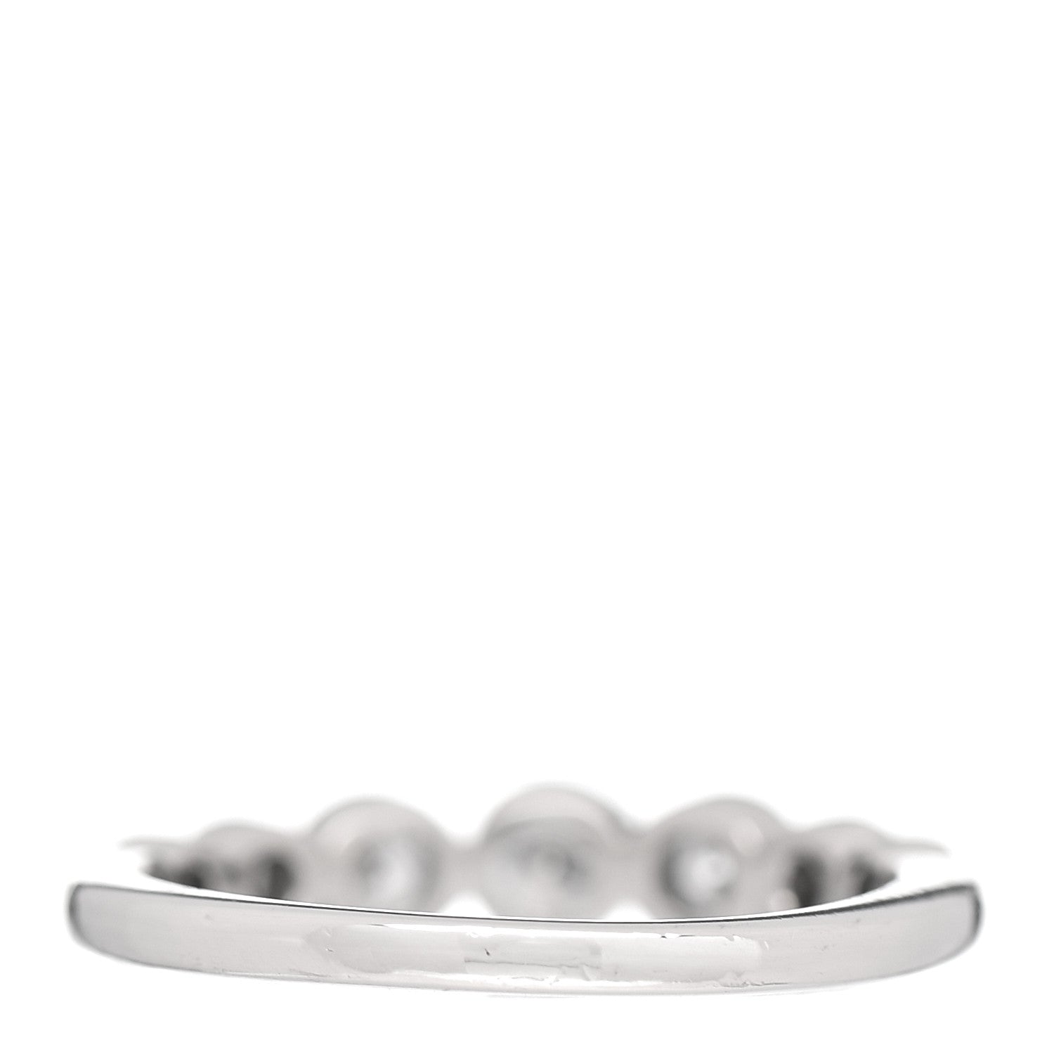 Tiffany Platinum Diamond Jazz Graduated Band Ring 49 4.75 3 of 5