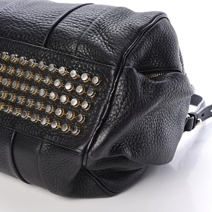 Alexander Wang Pebbled Lambskin Rocco Black Silver Hardware 9 of 9
