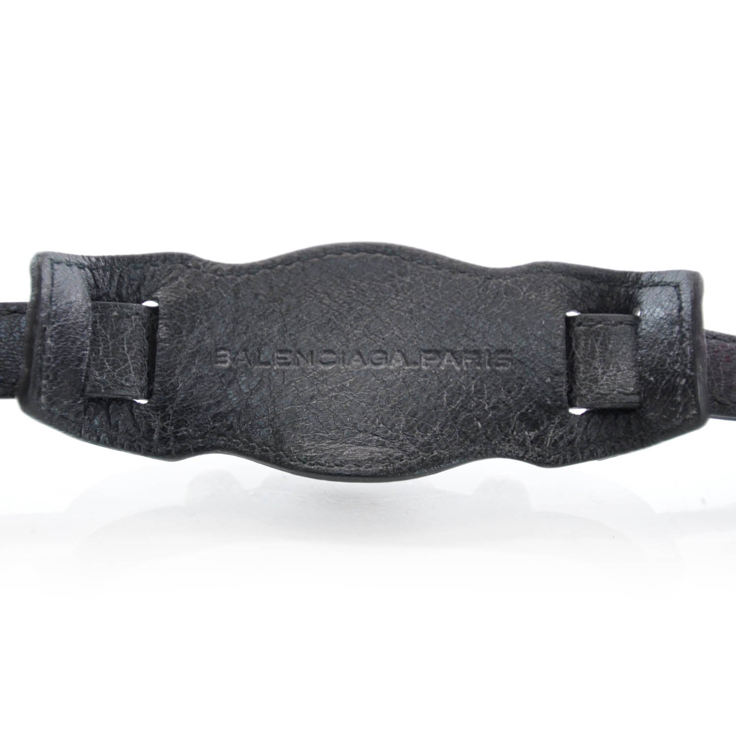 Balenciaga Agneau Arena Giant Bracelet Black 3 of 3