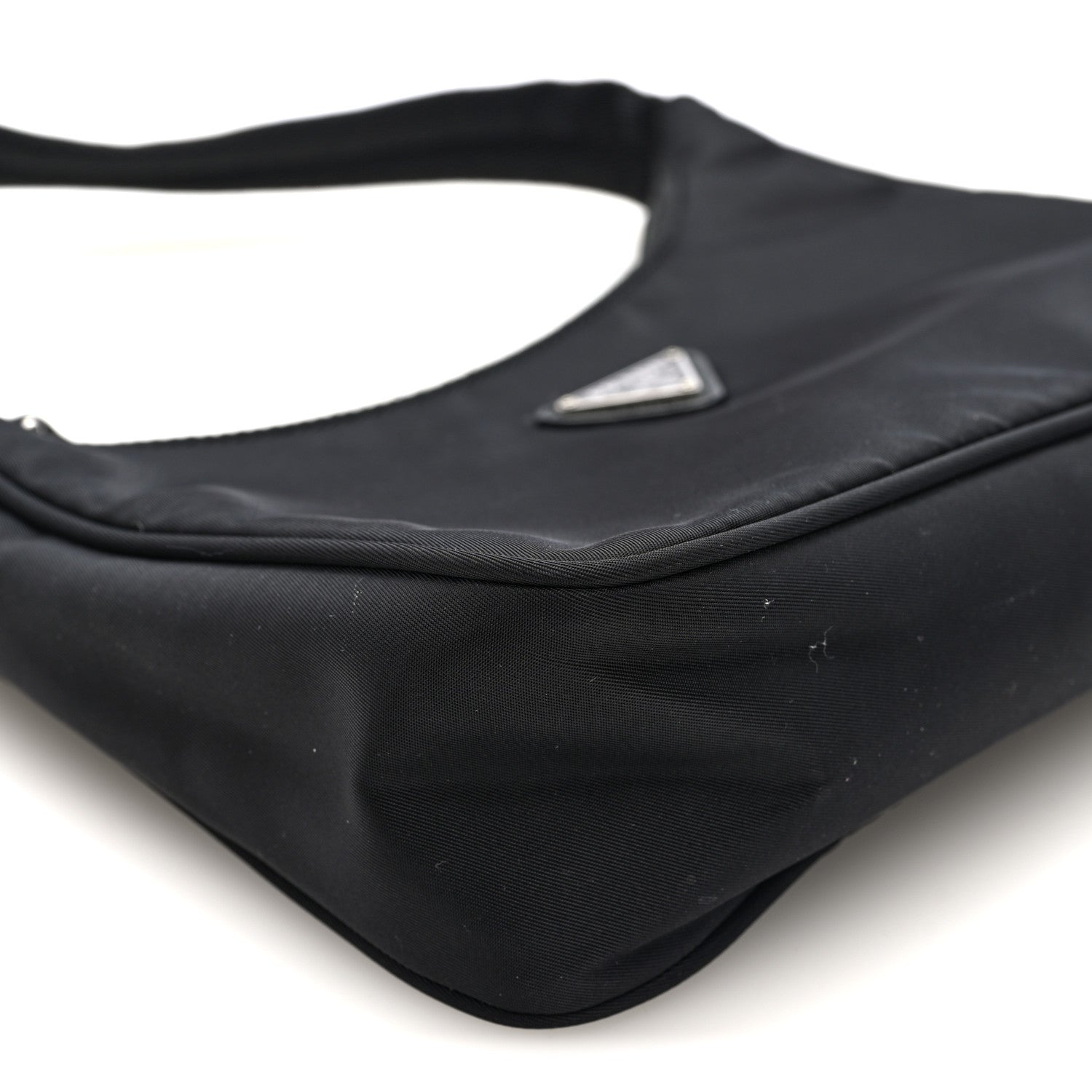Prada Tessuto Nylon Mini Re-Edition 2000 Bag Black 8 of 9
