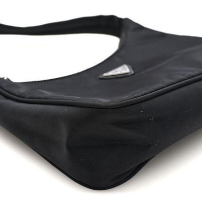 Prada Tessuto Nylon Mini Re-Edition 2000 Bag Black 8 of 9