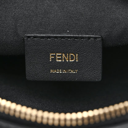 Fendi Vitello Century FF 1974 Embossed Mini Camera Case Black 6 of 14