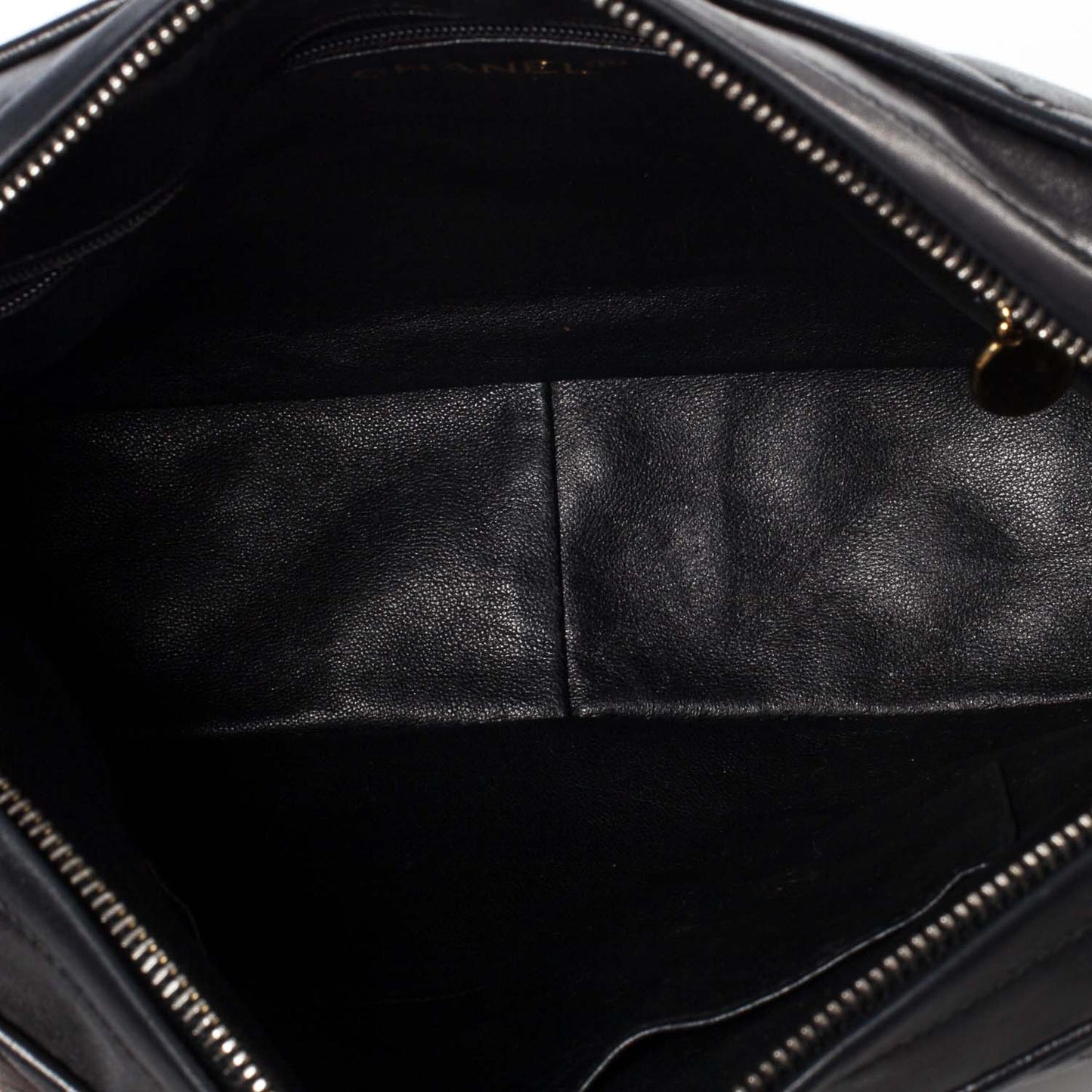 Lambskin Tassel Camera Case Black