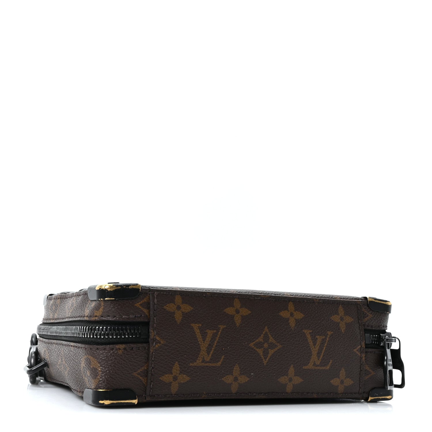 Louis Vuitton Monogram Macassar Handle Soft Trunk Black 1854728