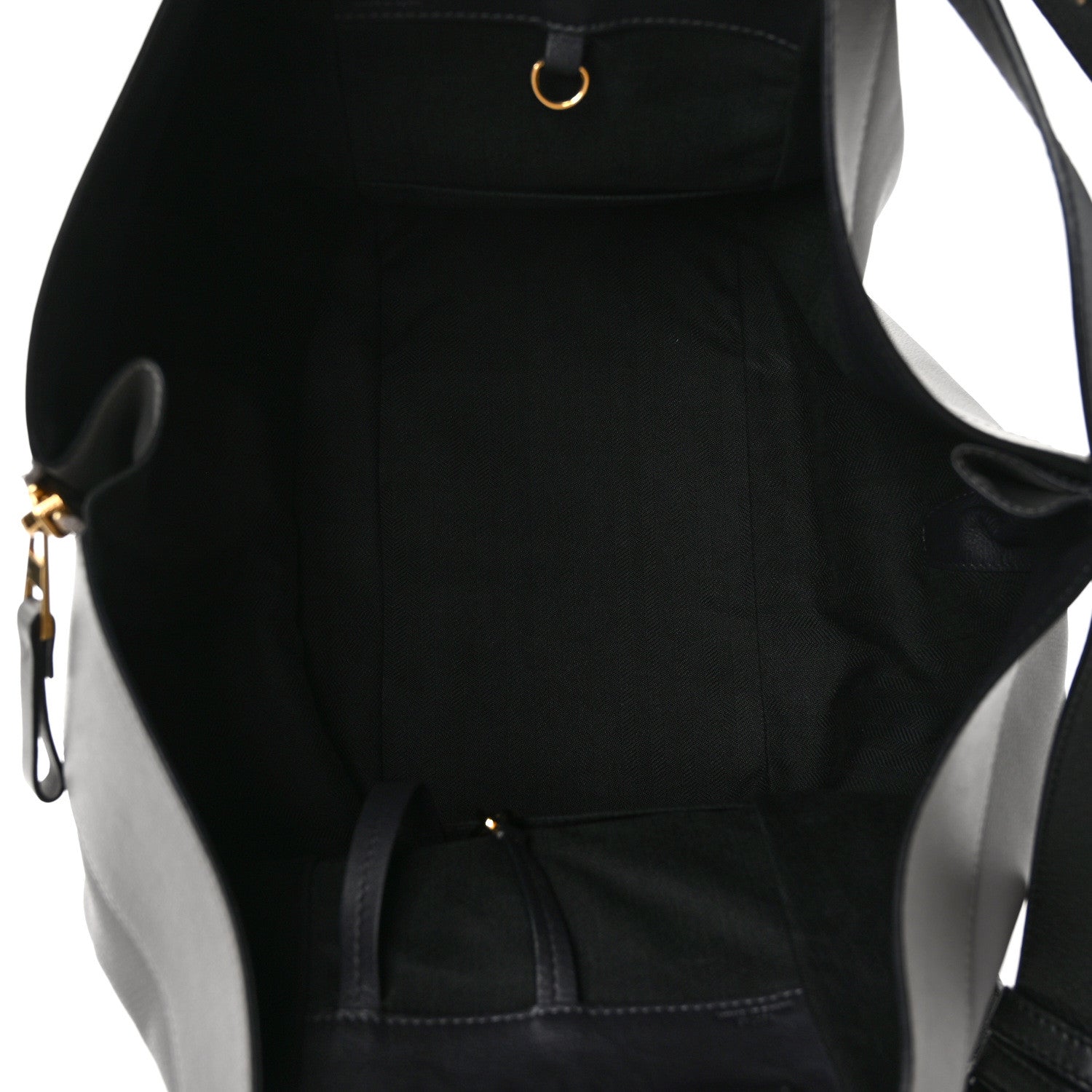 Loewe Calfskin Medium Hammock Shoulder Bag Grey Black 5 of 9