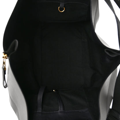 Loewe Calfskin Medium Hammock Shoulder Bag Grey Black 5 of 9