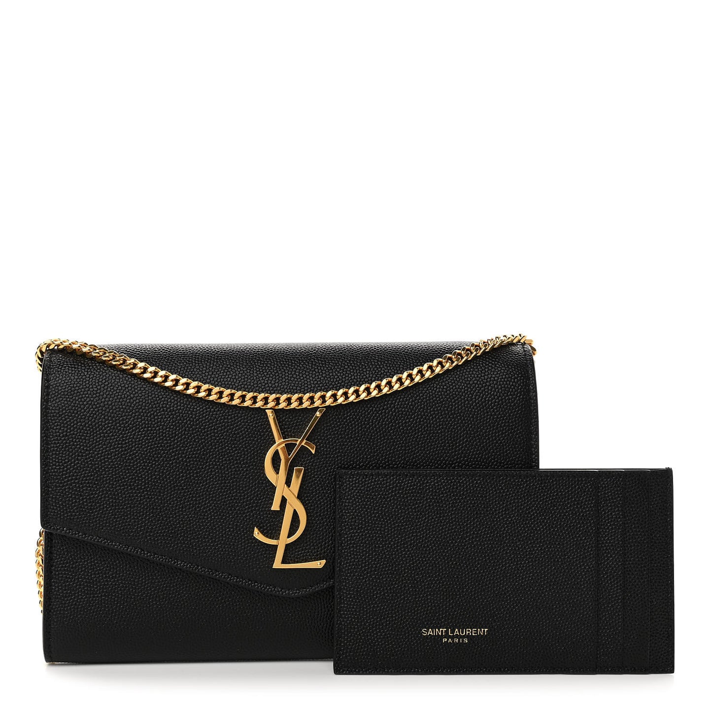 Grain De Poudre Uptown Chain Wallet Black