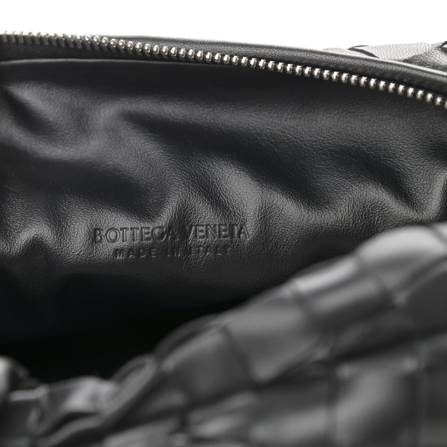 Nappa Intrecciato Teen Jodie Hobo Black