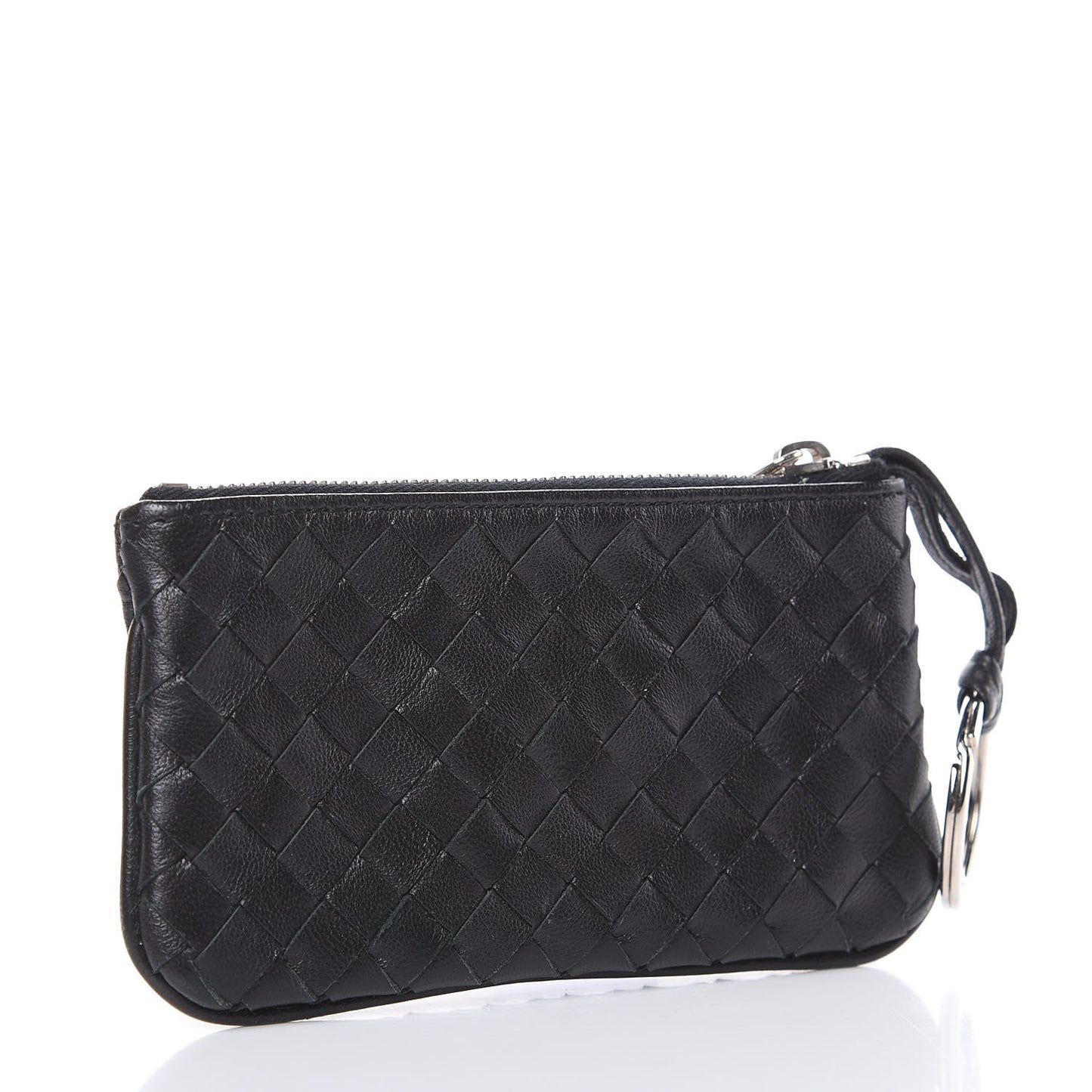 Nappa Intrecciato Key Case Black