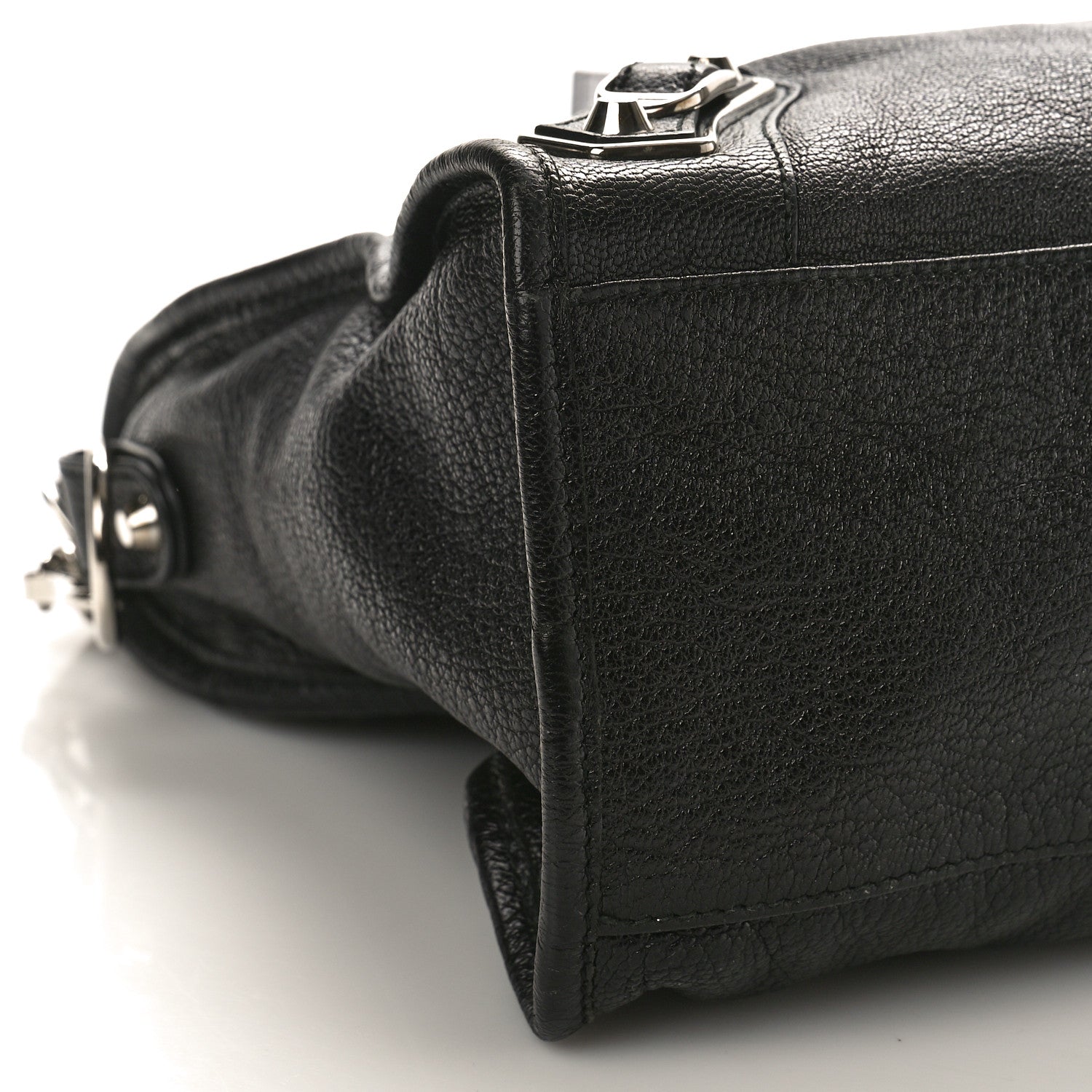 Balenciaga Chevre Silver Metallic Edge Hardware City Black 9 of 13