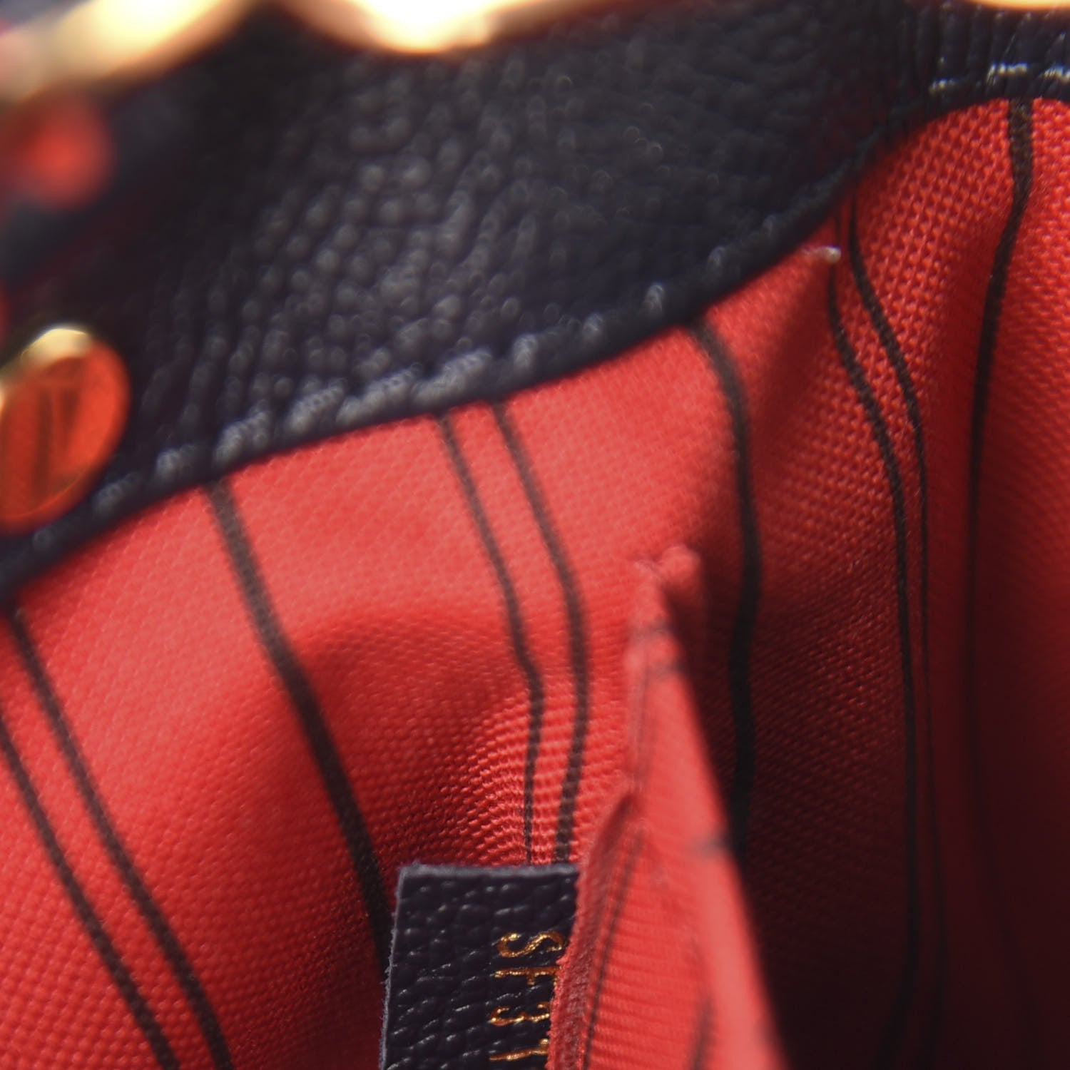 Louis Vuitton Empreinte Montaigne BB Marine Rouge 10 of 11