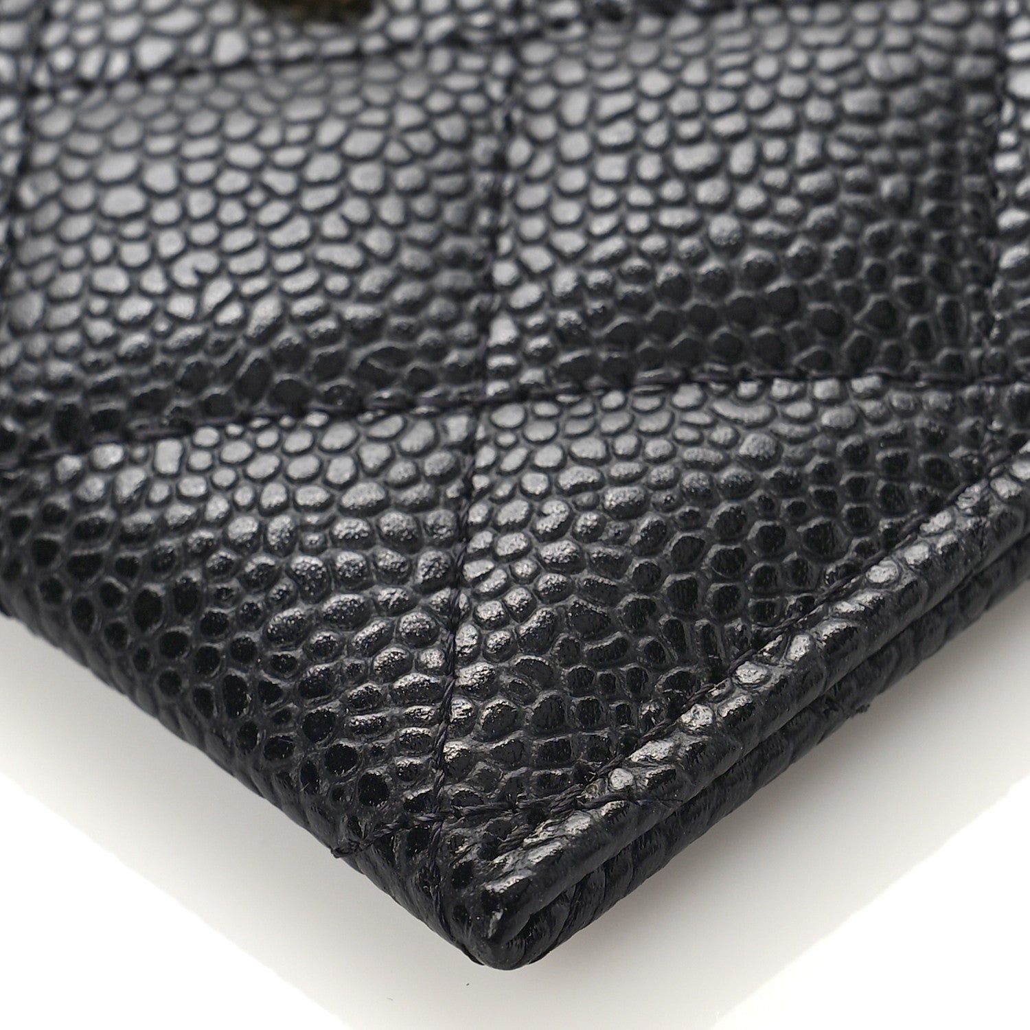 Chanel Caviar Quilted Card Holder Black 9 of 10