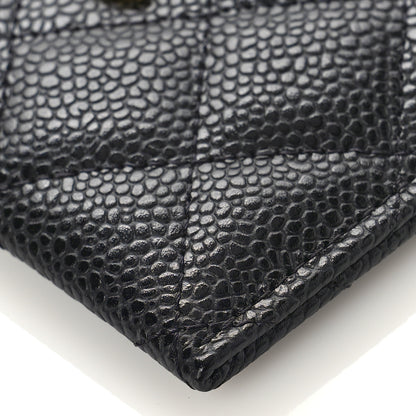 Chanel Caviar Quilted Card Holder Black 9 of 10