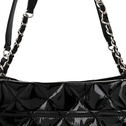 Chanel Patent Quilted Timeless CC Soft Tote Black 8 of 10